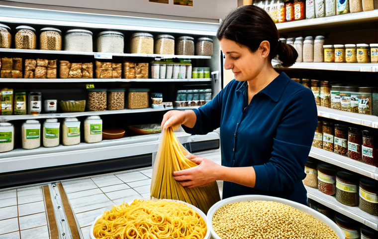 제로웨이스트 운동의 역사와 발전 - Bulk Shopping in Italy** "A bright and airy Italian *negozio sfuso* (bulk store). A woman in casual...